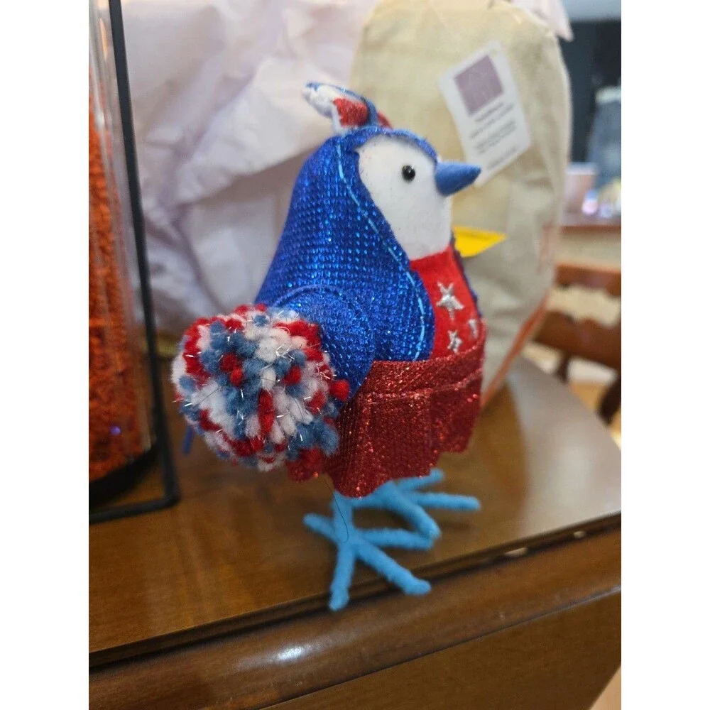 Target Spritz Bird, Summer 4th of July 2025 ‘CHEERY’’ Fabric Bird New With Tags!